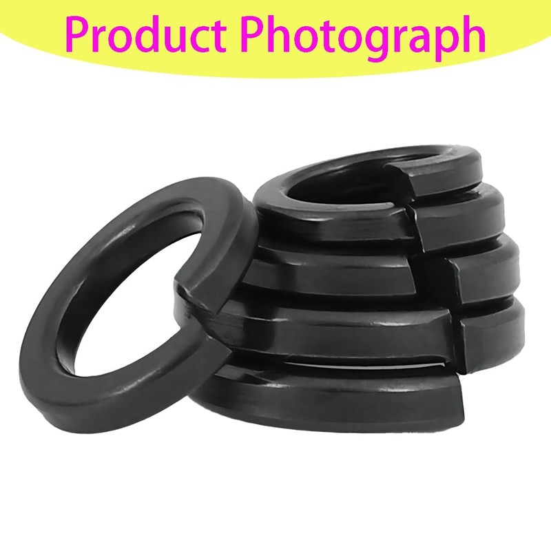 Qrity Pack of 20 spiral spring washers, spring washers, M5