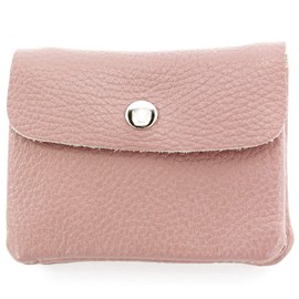 modamoda de P09 Italian Leather Women's Purse, Small, antique pink