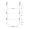 Boat Marine Rope Ladder Boarding Rope Ladder for Inflatable Boat