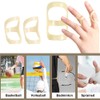 5pcs Oval Finger Splint，Finger fixation splint，Trigger Finger Splints，Waterproof Finger Protectors，Children's