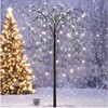 Collections Etc. LED Solar Willow Tree, Outdoor Solar Tree with