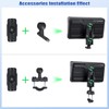 CAMECHO 6 Inch Wireless Motorcycle Carplay Android Car, IP68 Waterproof