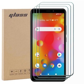 Tuxiwei (3 Pack) TCL ION V T607DL Tempered Glass Screen Protector, TCL ION X Screen Protector, HD Clear 9H Hardness Anti-Scratch No Bubble Screen Protector for TCL ION V/TCL ION X T607DL 2023 6.0"