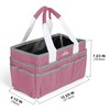 JJRING Craft Organizer Tote Bag, Art Storage Caddy with Multiple