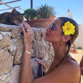 Hawaiian Flower Hair Clips，4 pcs Hibiscus Hair Clip ，3.9 inch Hair Barretes Artificial Hair Flower Clip for Vacation，Beach Party Decoration，Bridal Wedding