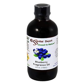 Blueberry Fragrance Oil - 4 oz - Supplied in 4 oz. Amber Glass Bottle with Black Phenolic Cone Lined and Safety Sealed Cap.