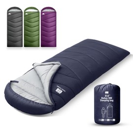 Sleeping Bags for Adults Cold Weather,Portable, Waterproof,Lightweight Camping Sleeping Bag for Tall Girls Boys with Compression Sack for Warm Camping, Hiking, Outdoor & Indoor