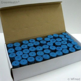 WFMed Latex Free Rolled Tourniquets, Blue, 1"x18" (Pack 10, 100) - 10