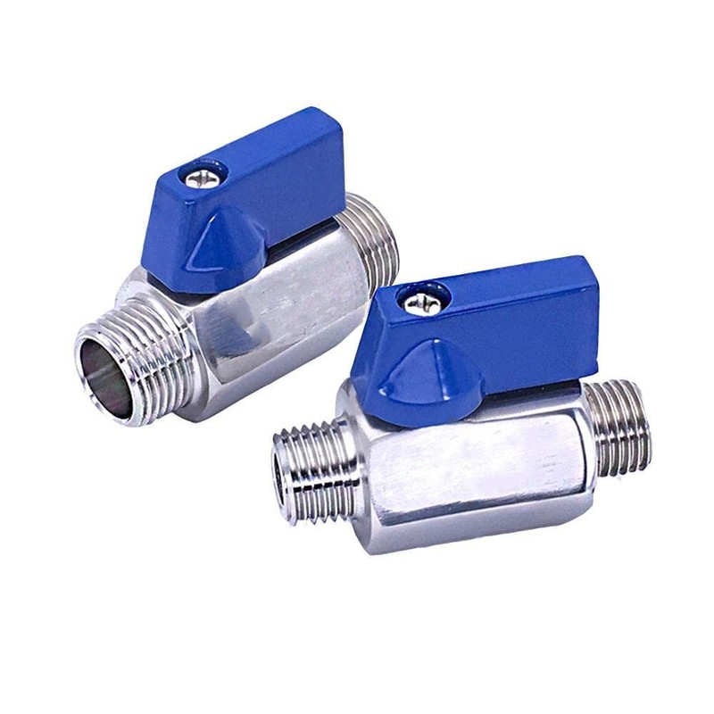 1/2 inch mini ball valve, shut-off valve, made of 304