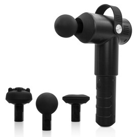 Sweat Shaper Massage Gun, Deep Tissue Muscle Portable Handheld & Percussion Massager, Therapy Device, Black