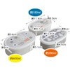Skater SRS3SAG-A Antibacterial Bento Storage Containers, Set of 3, Miffy,