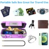 AMIR Portable Lock Box, 4 Digit Combination Lockbox, Waterproof Anti-Theft