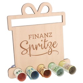 Spruchreif Original Wooden Money Gifts | Thank You Gift | Money Gift Birthday Christmas | Financial Injection
