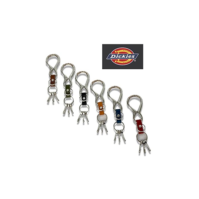 Dickies Carabiner Key Chain (Brand Logo/Simple), Brand Key Holder (Easy