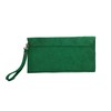 Women's Italian Genuine Suede Envelope Style Clutch Handbag Evening Bag