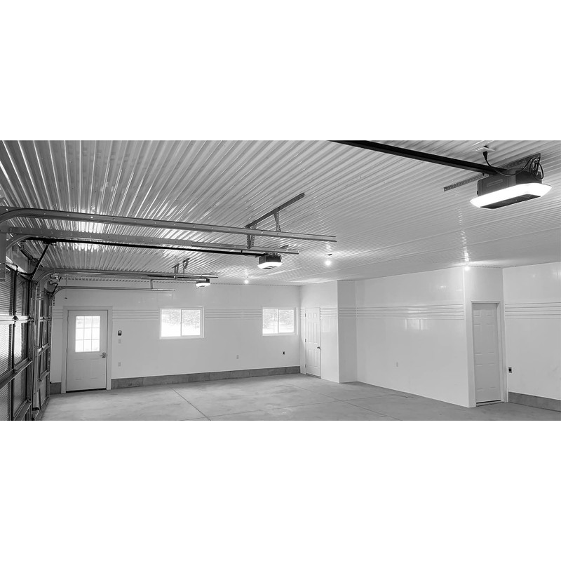 Trusscore Wall&CeilingBoard and Trusscore SlatWall Trims Sample Ring, White/Gray Mixed