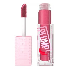 Maybelline Lifter Plump Brillo Labial Voluminizador, Maquillaje para Labios con Efecto Relleno Instantáneo, Fórmula con Chile y Maxi-Lip, Acabado Brillante, Tono Mauve Bite, 5.4 ml