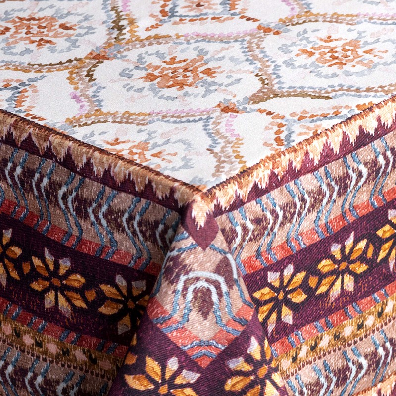 Maison d' Hermine Fair Isle 100% Cotton Tablecloth Kitchen Dining