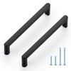 JOY DECOR Matte Black Cabinet Pulls Cabinet Handles, 5 Inch,