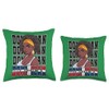 La Republica Dominicana Morena Afro Dominican Republic Girl Throw Pillow