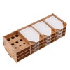 Rhinestone Drawing Tray Easy Install MultiLayer Synthetic Wood Storage Organizer