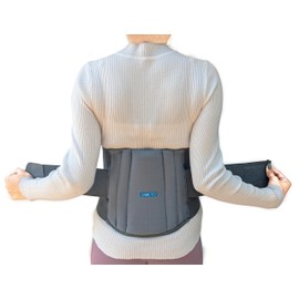 CMETO - Back Brace Support Belt-Lumbar Support for Back Pain, Sciatica, Scoliosis, Herniated Disc Adjustable Support Straps-Lower Back Brace for Men & Women XXL.
