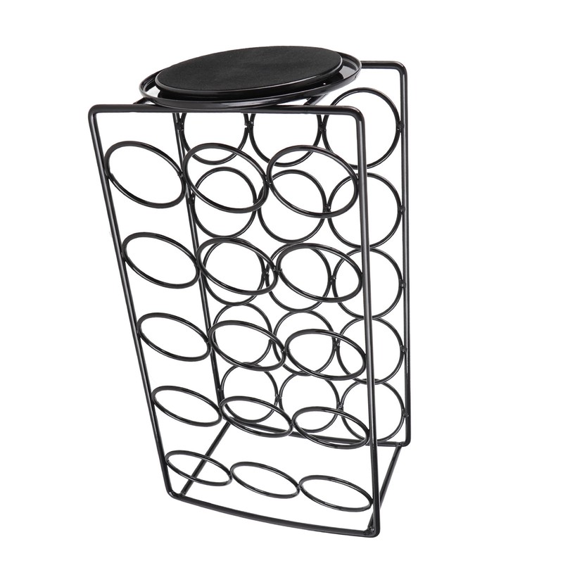 Coffee Pods Holder Pre Assembled Stainless Steel 360 Degree Rotating