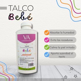 Talco para Bebe suavidad y proteccion hipoalergenico 2pz