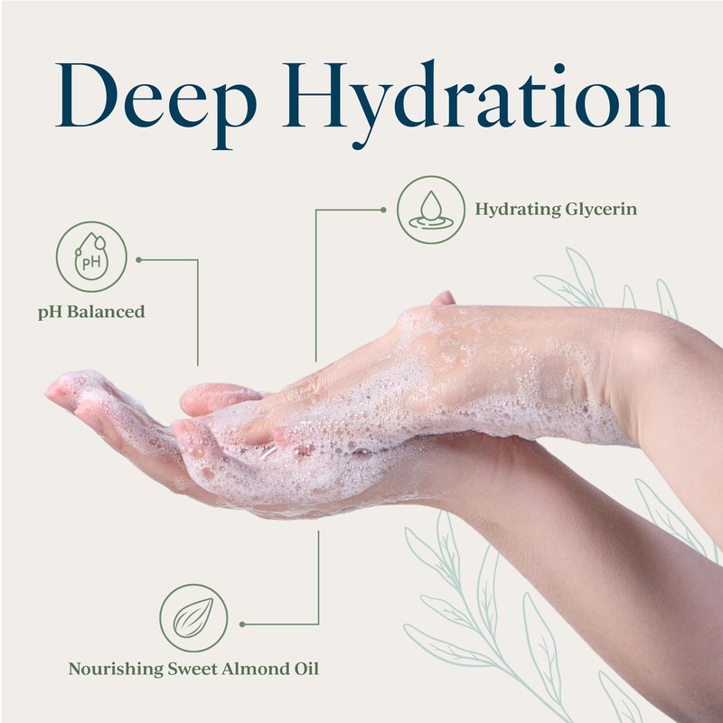 Provence Sante Natural Liquid Soap - Moisturizing Almond Oil Hand