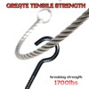 KEPYDRMTF 1/8 Inch Stainless Steel Cable Wire Caple, 100FT String