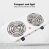 Electric Countertop Stove, 2000W Multifunctional 2 Portable Cooking Stove Electric