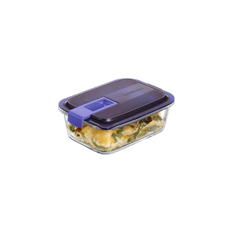 Luminarc 307-5881 Recipiente Hermético de Vidrio para Almacenamiento Alimentos, Modelo