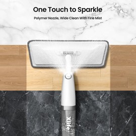 Spray Mop for Floor Cleaning, Xlife Wet Dry Mop with 3pcs Washable Pads for Kitchen Wood Floor Hardwood Laminate Ceramic Tiles Floor Dust Cleaning-Gray