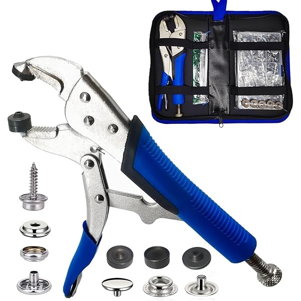 Heavy Duty Snap Kit, Canvas Snap Kit for Metal Marine