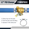 1/2 inch PEX Pipe Clamps 50 PCS, PEX Cinch Clamps
