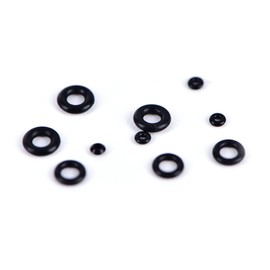 Rubber O Ring Gasket, 1 Box Mini Washer Gaskets, O Rings Sealing Rings Assortment Set for Watch, Plumbing, Faucet