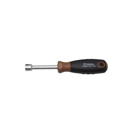 K Tool International 14511 11mm Metric Nut Driver Set for Garages, Repair Shops and DIY, 3" Length, Alloy Steel Sockets, Hollow Round Shaft, Ergonomic Soft Grip Handle, Color Coded, Brown