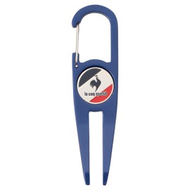 Coq Sportif QQBWJX01 Green Fork, Classic with Marker, Carabiner, Convenient to Carry Accessories, Golf, New Model BL00 (Blue)