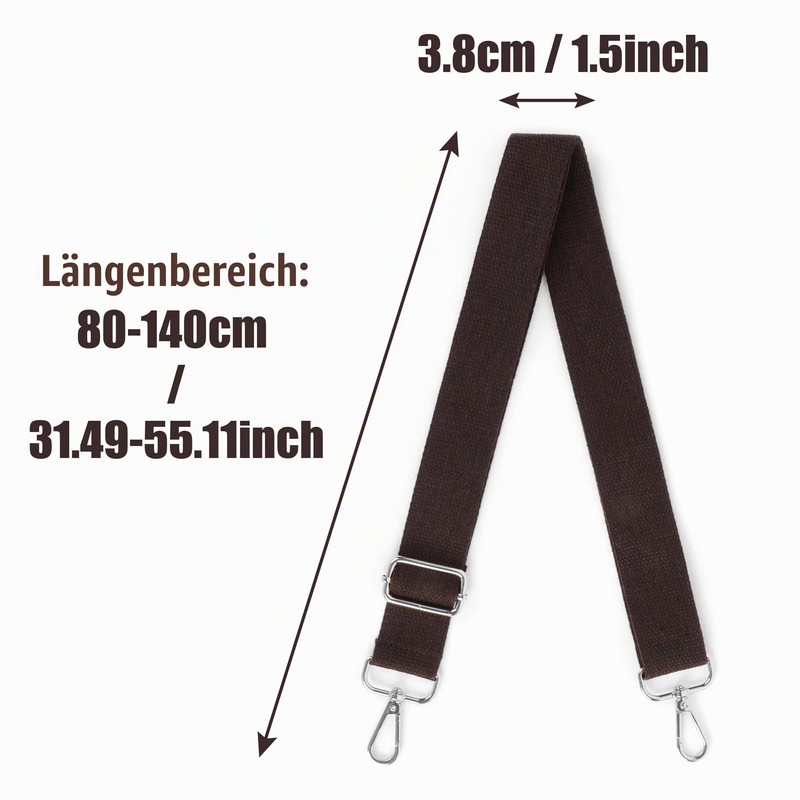 Moorle Wide Shoulder Bag Strap, Shoulder Strap for Bags, Adjustable,