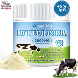 Amer Don COLOSTRUM 3000Mg Supports Immune Health CALOSTRO BOVINO Bovine colostrum 140 g