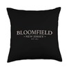 Bloomfield New Jersey - Simple Bloomfield NJ Throw Pillow