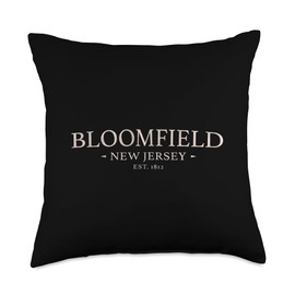 Bloomfield New Jersey - Simple Bloomfield NJ Throw Pillow