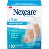 Nexcare Waterproof Clear Bandages, Covers And Protects, 360 Degree Seal