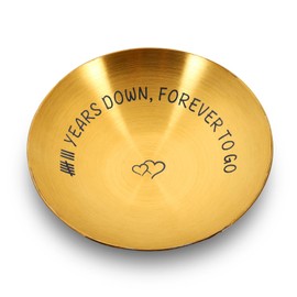 8th Bronze Anniversary Wedding Gifts - 8 Year Anniversary Bronze Gift for Women, 8th Anniversary Jewelry Tray, 8 Years Anniversary Decorations Ideas Gift, Anniversary Bronze Gifts for Wife Couple