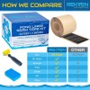 REKVEN 30Ft Butyl Seam Tape For Pond Liner Repair Heavy