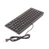 Computer Keyboards Ergonomic Design UltraThin Mini Durable Wired 78 Keys