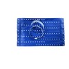 J&R Wristbands Vinyl Wristband 100-Piece Set (Blue)