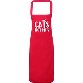 Hippowarehouse Cats Not Kids Apron kitchen cooking painting DIY onesize adult