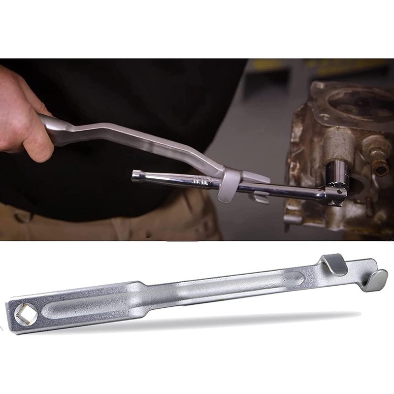 Kisfun Wrench Extender Tool Bar and Adaptor, Wrench Extension Hand