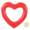 Heart Shaped Swimming Circle 120cm Thick Tear Resistant PVC Material